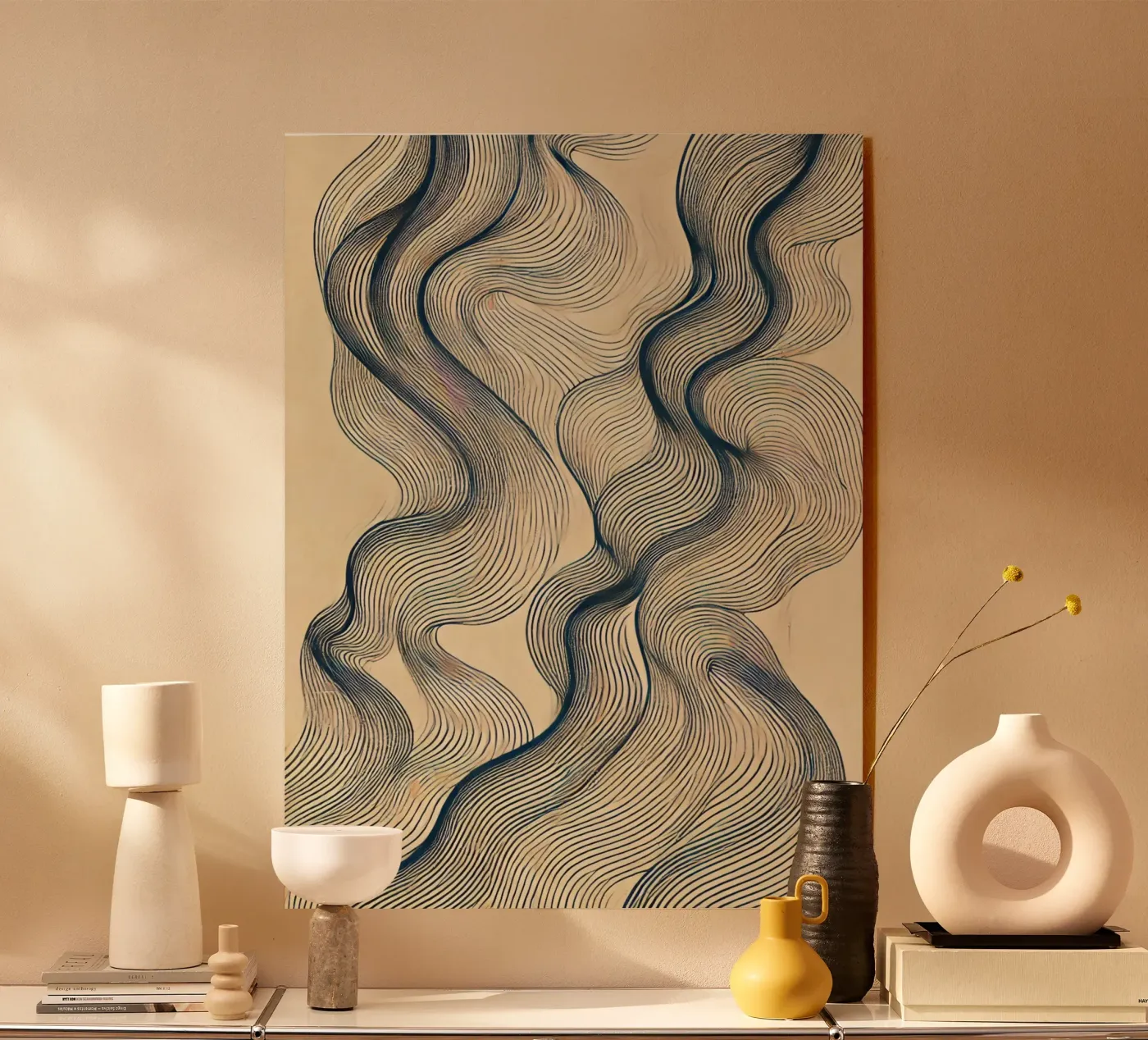 Onde imperfette plexiglass da WijdevenPrints