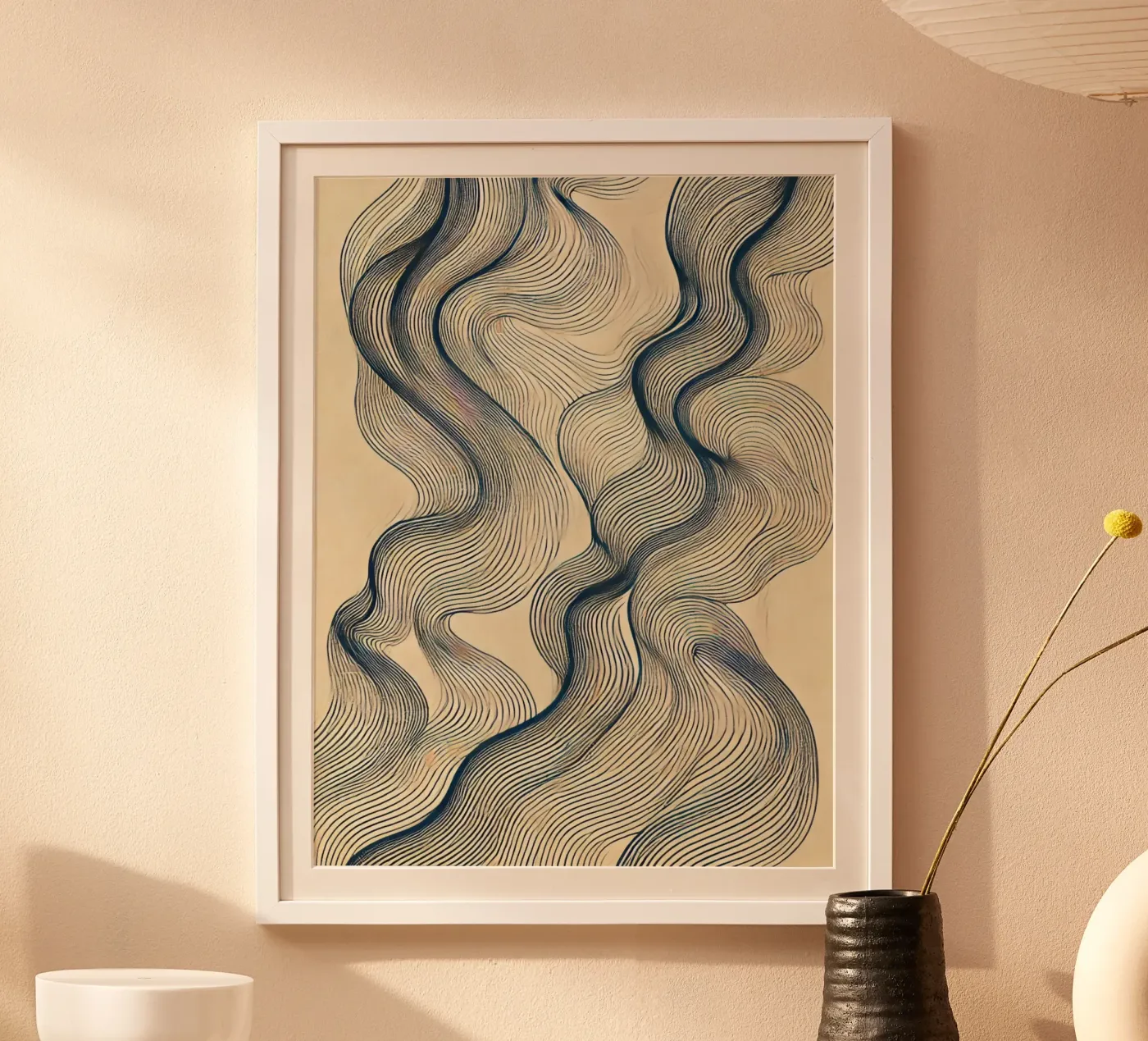 Imperfect waves poster by WijdevenPrints