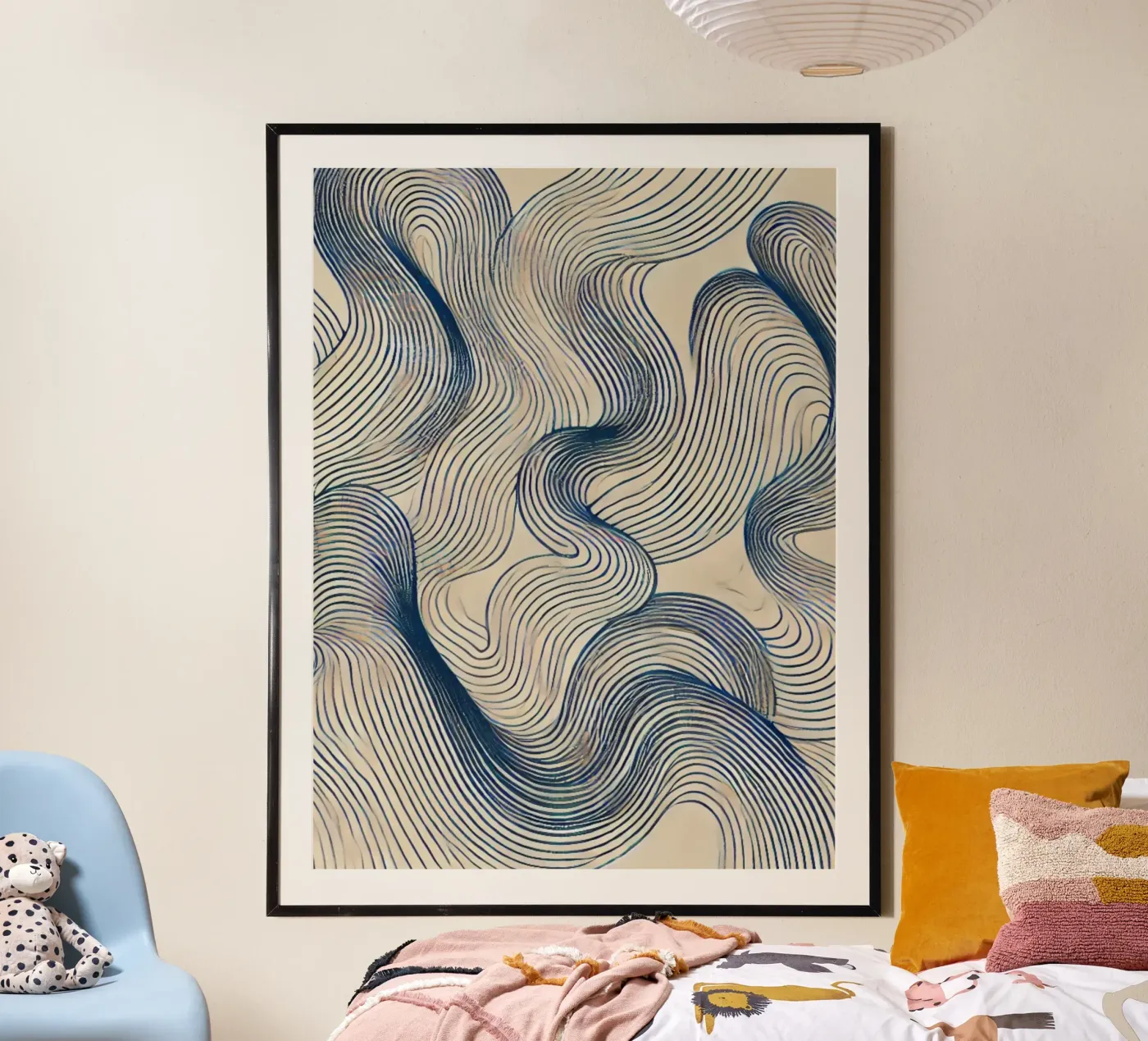 Onde imperfette 2 poster da WijdevenPrints