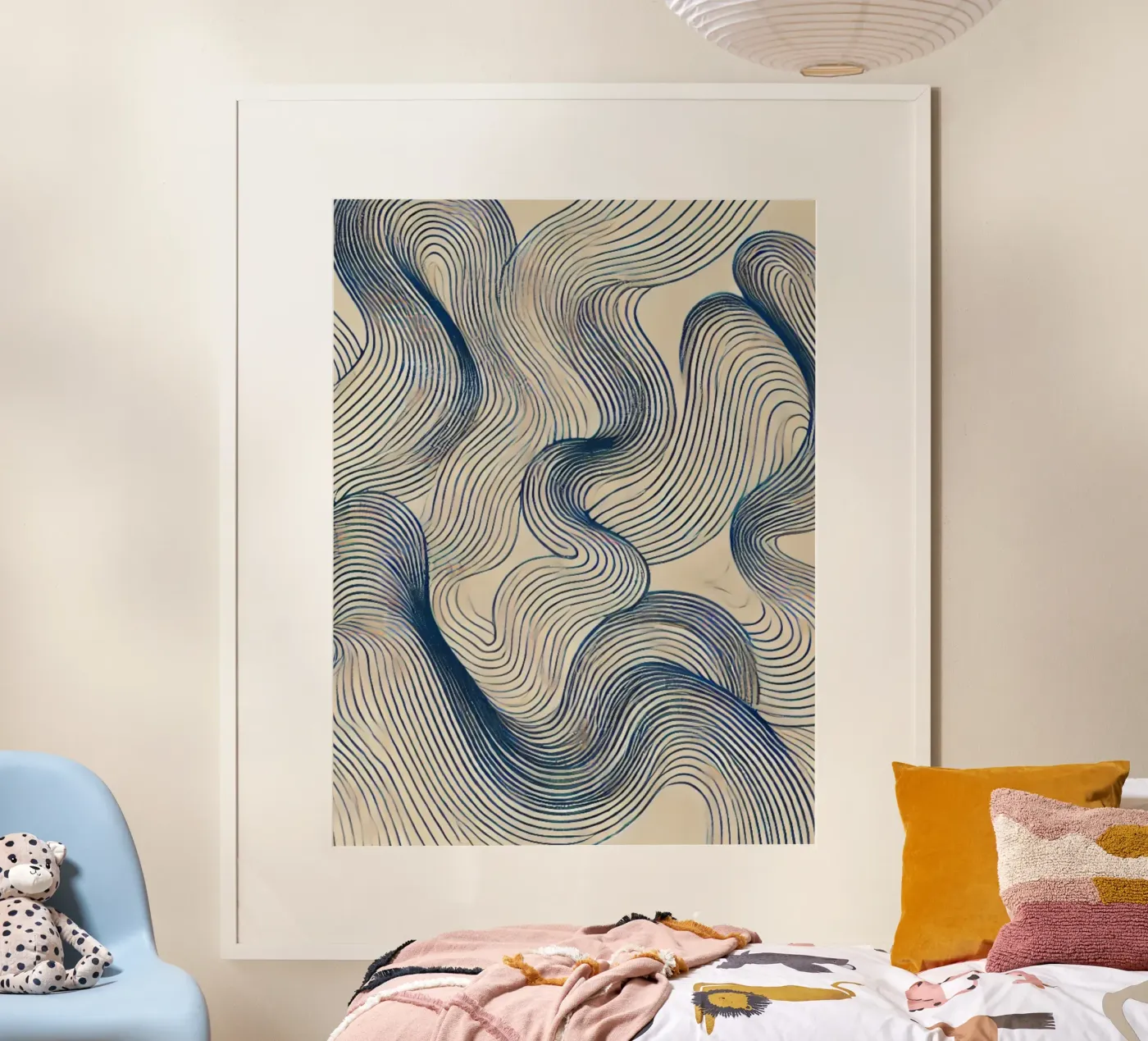Onde imperfette 2 poster da WijdevenPrints