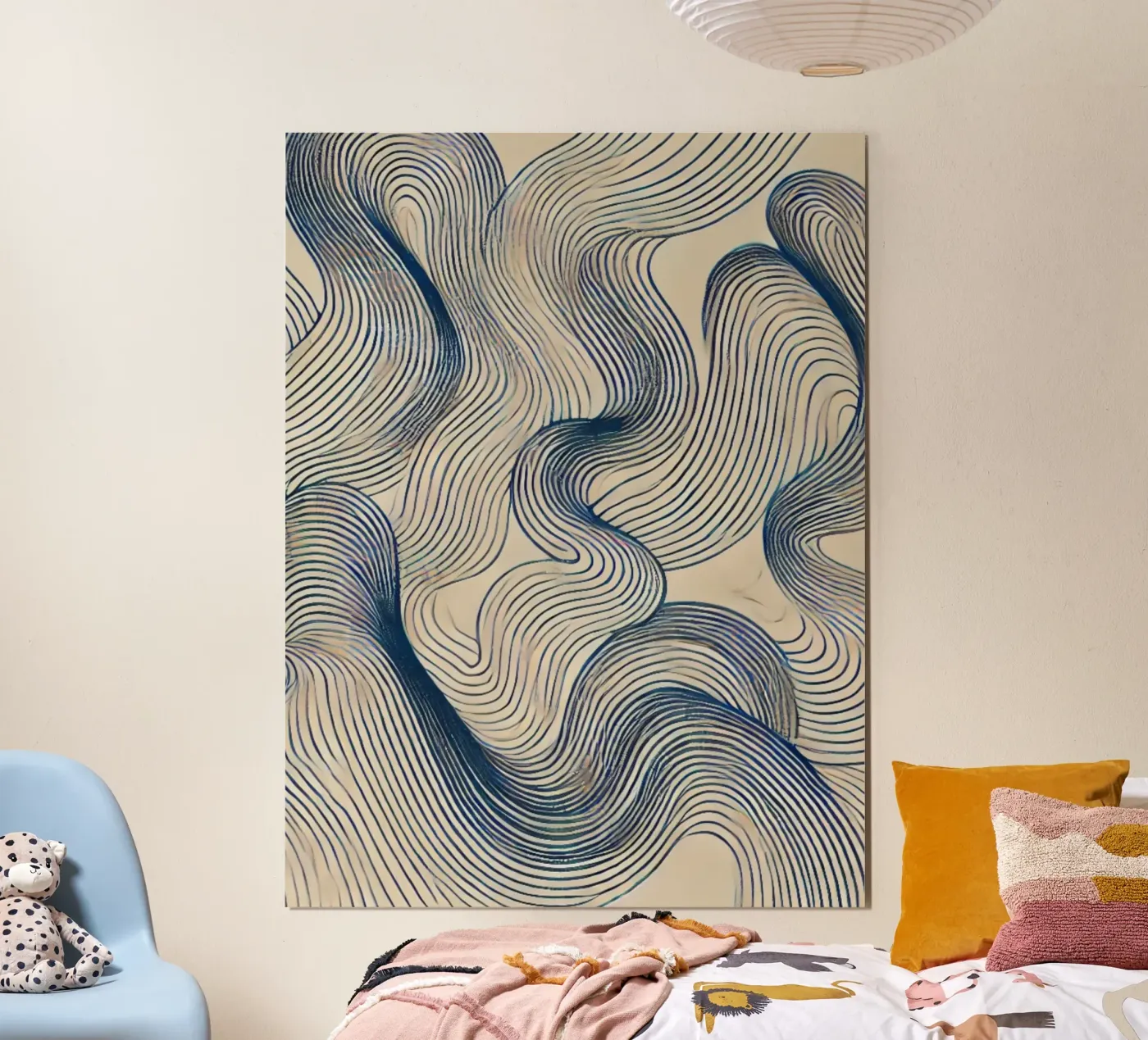 Onde imperfette 2 poster da WijdevenPrints