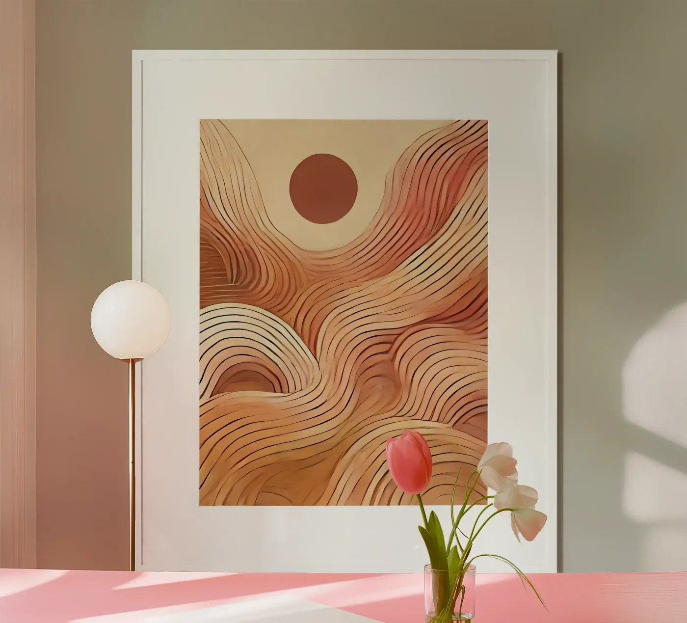 Onde imperfette poster da WijdevenPrints