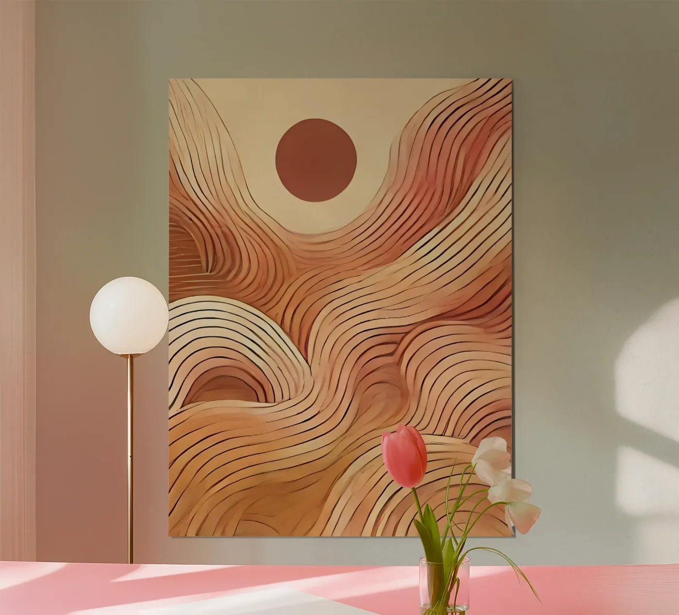 Onde imperfette poster da WijdevenPrints