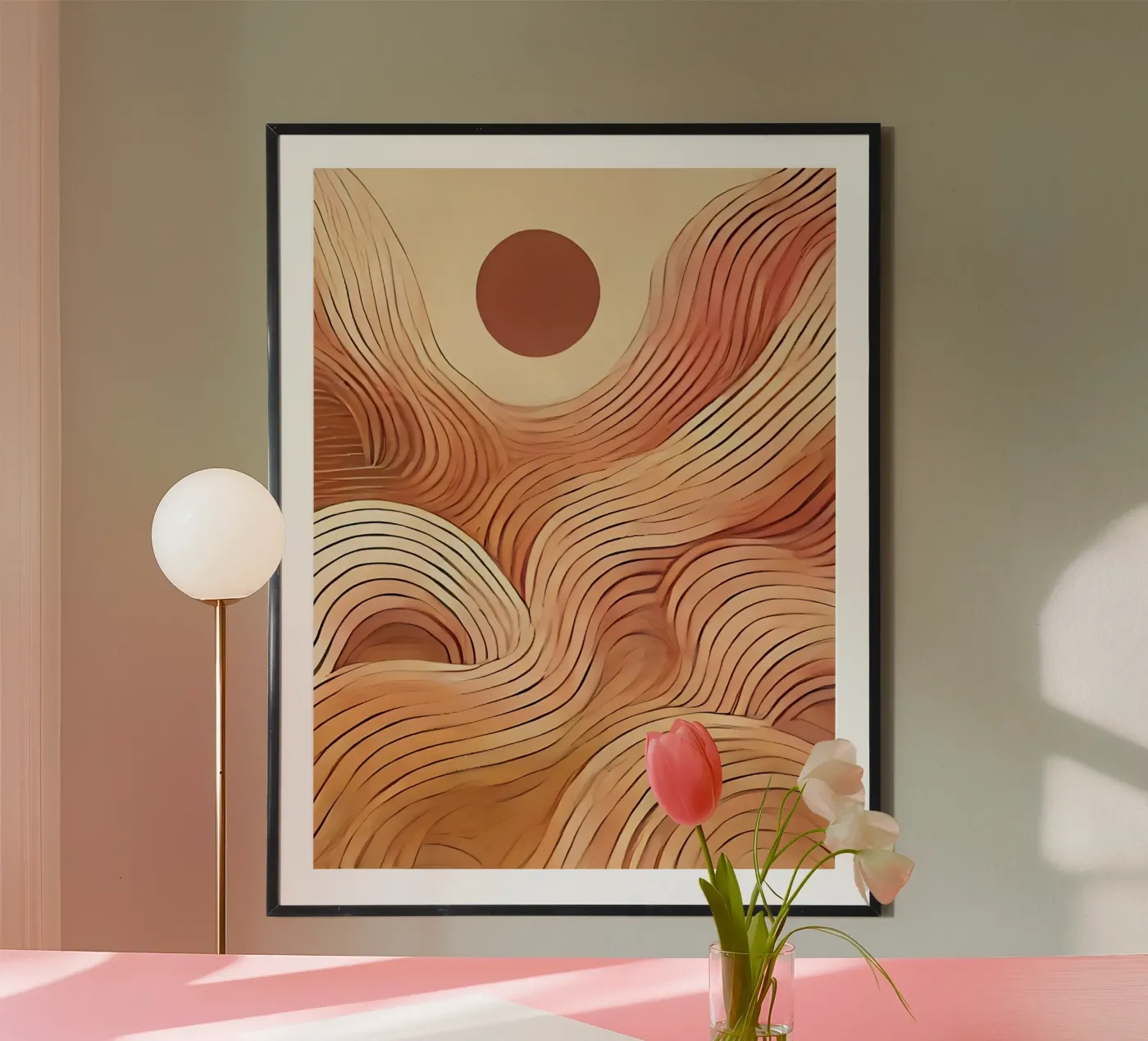 Onde imperfette poster da WijdevenPrints