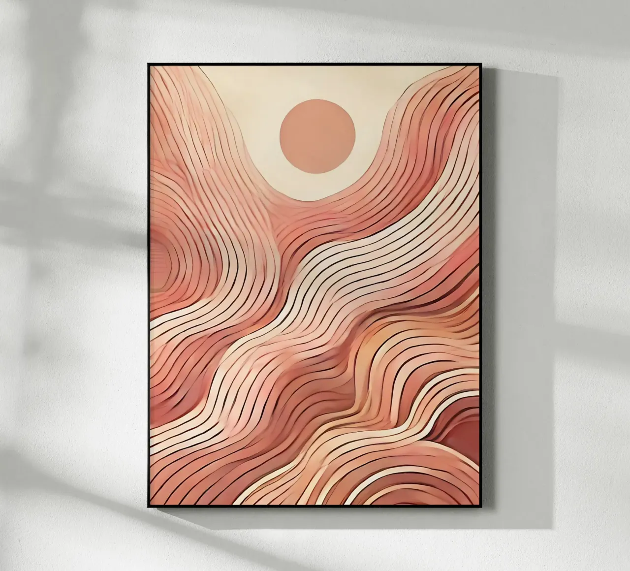 Onde imperfette plexiglass da WijdevenPrints