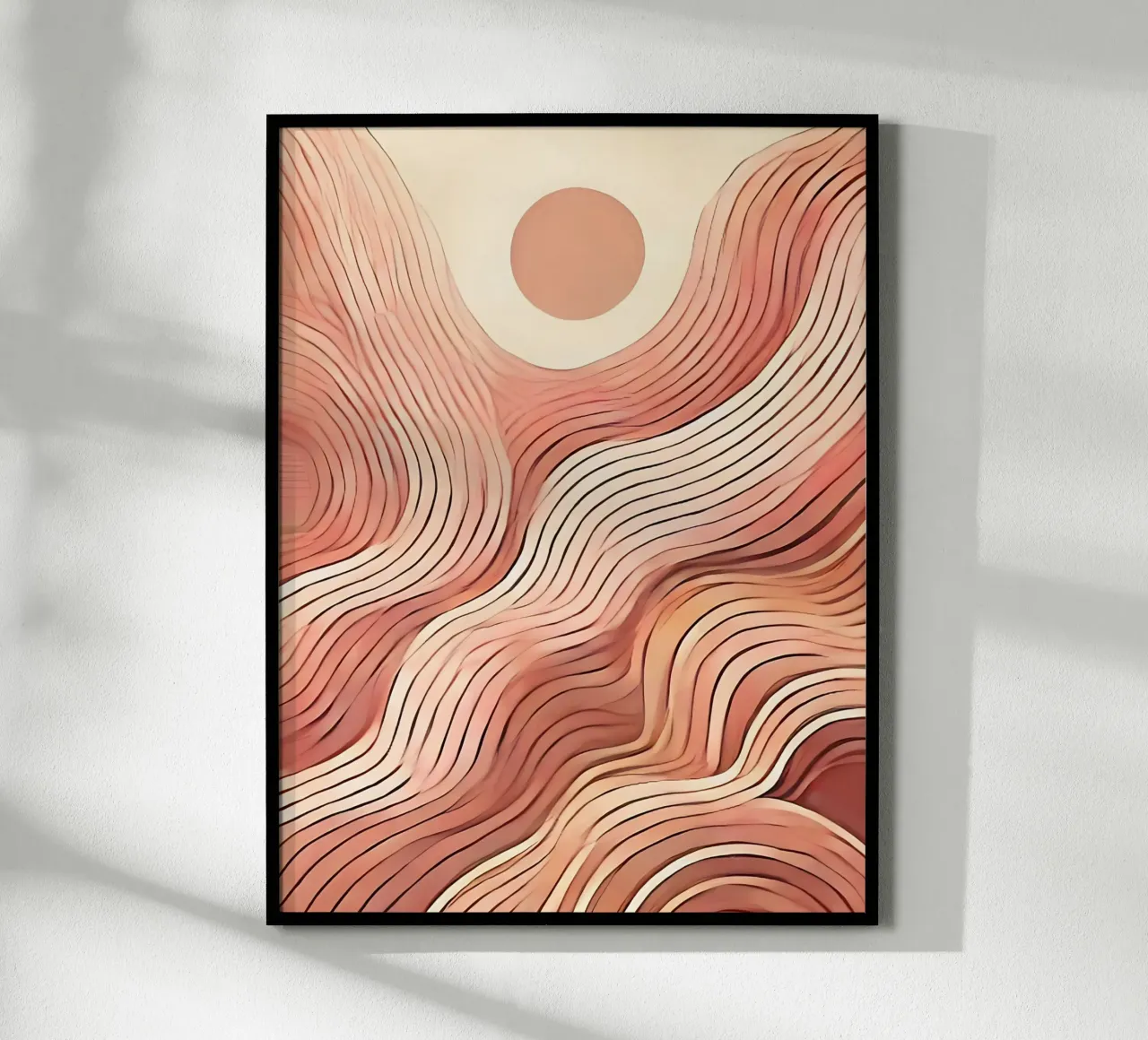 Imperfect waves poster by WijdevenPrints