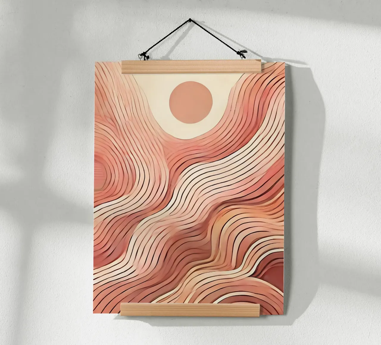 Imperfect waves poster by WijdevenPrints