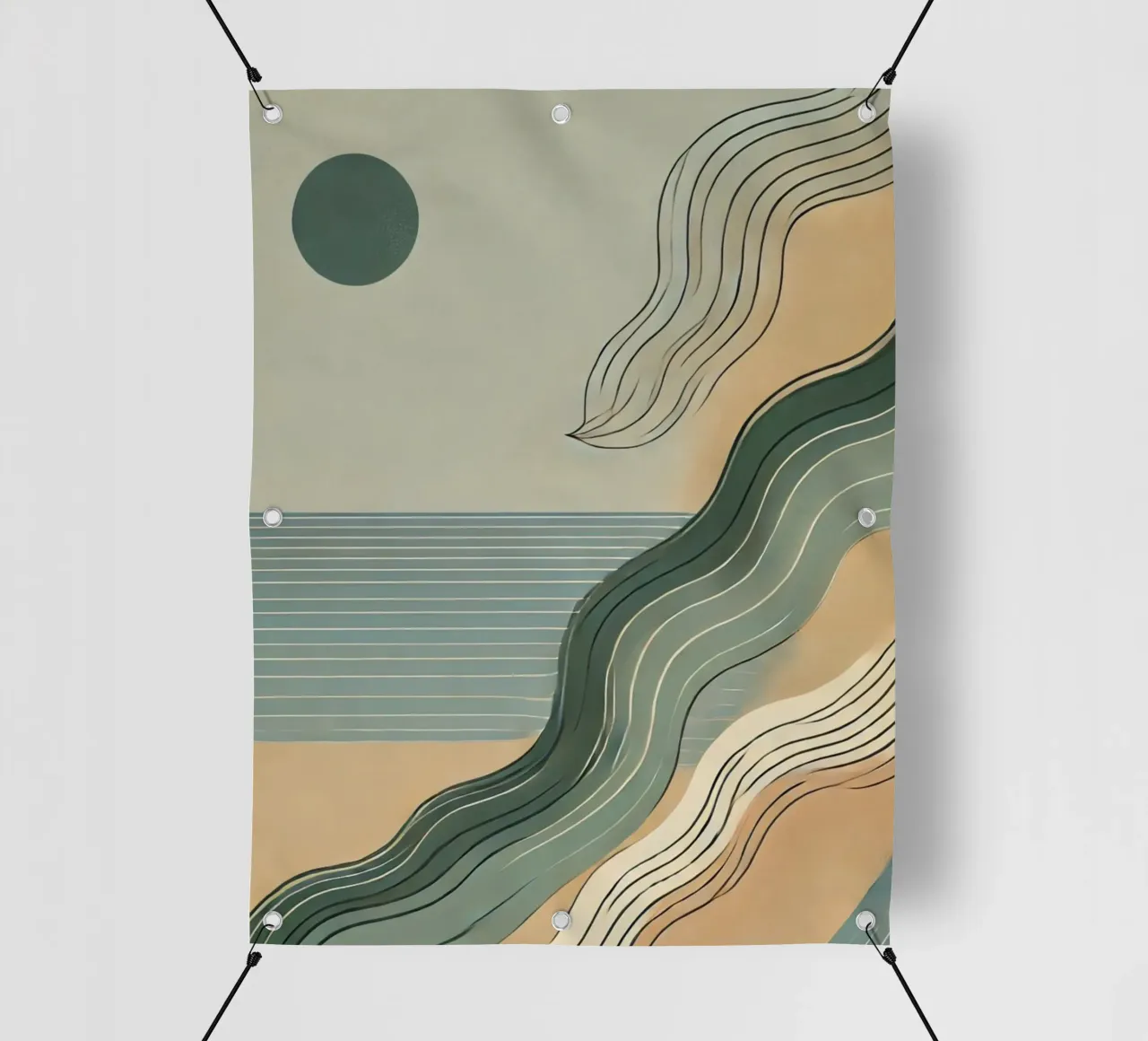Tempo di spiaggia telo in pvc da WijdevenPrints