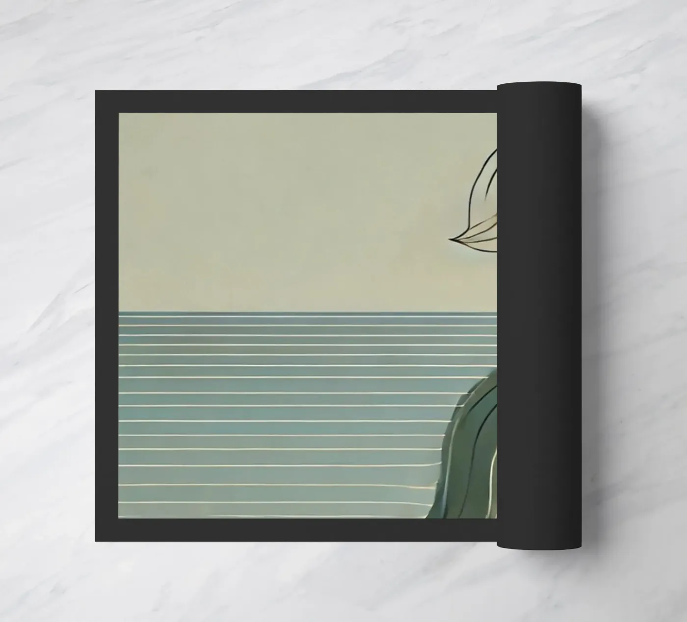 Beach time deurmat van WijdevenPrints