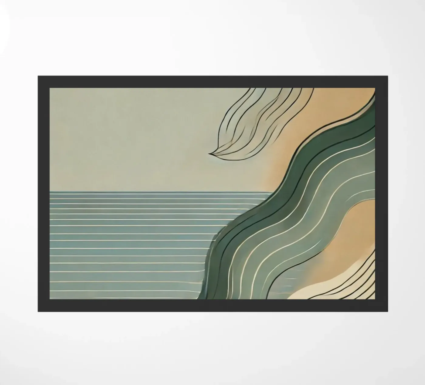 Beach time deurmat van WijdevenPrints