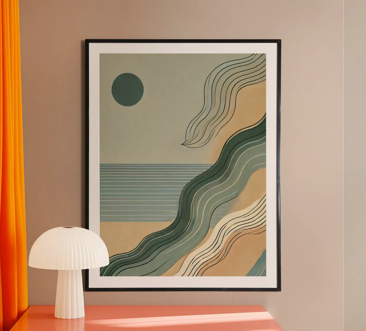 Zeit am Strand Poster von WijdevenPrints