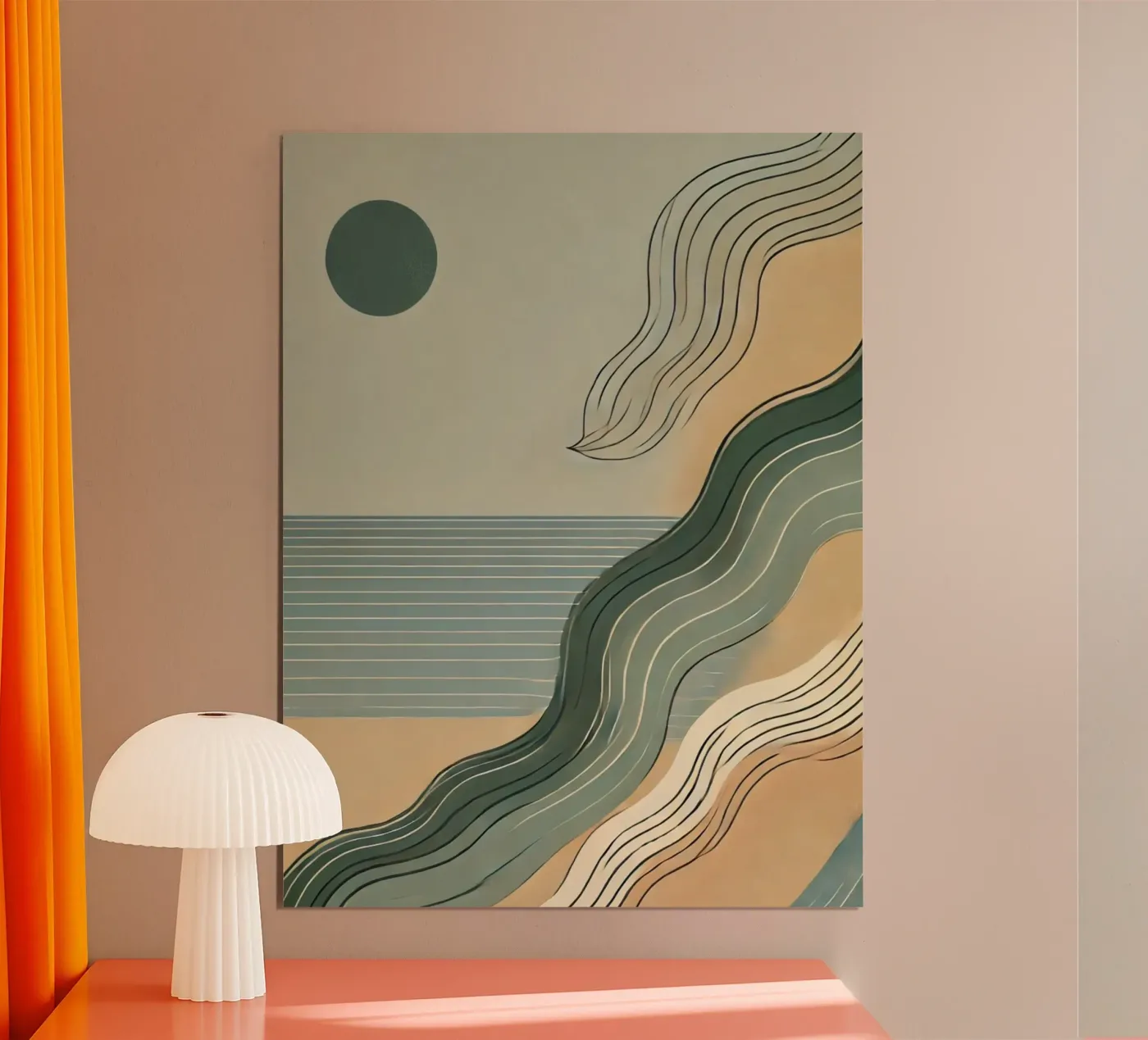 Zeit am Strand Poster von WijdevenPrints