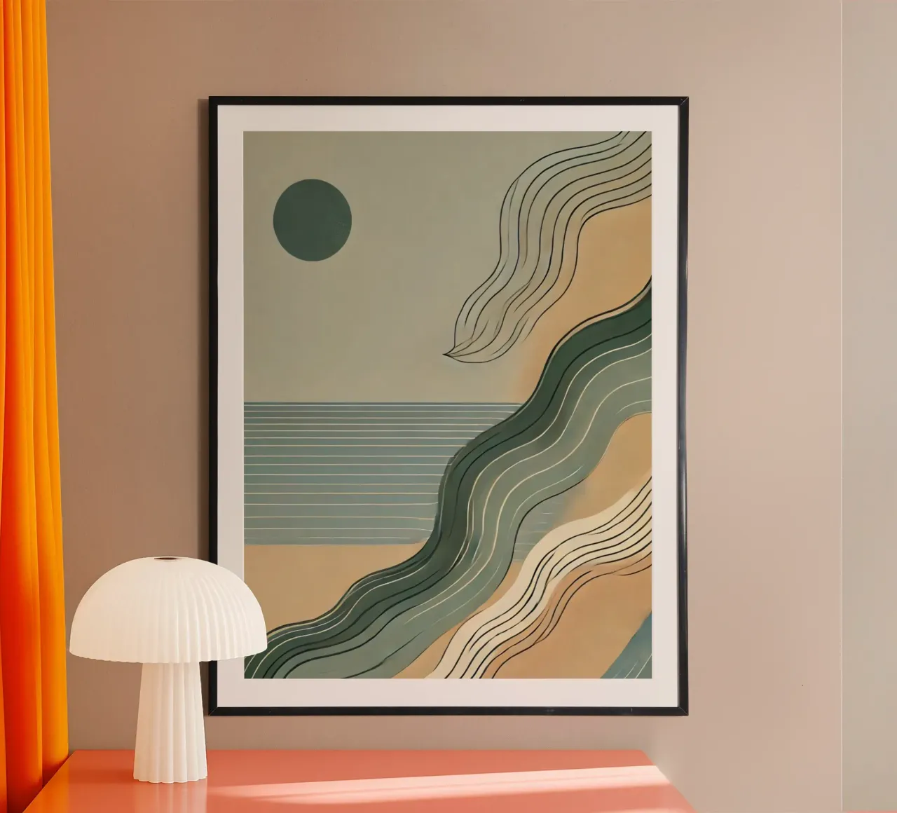 Tempo di spiaggia poster da WijdevenPrints