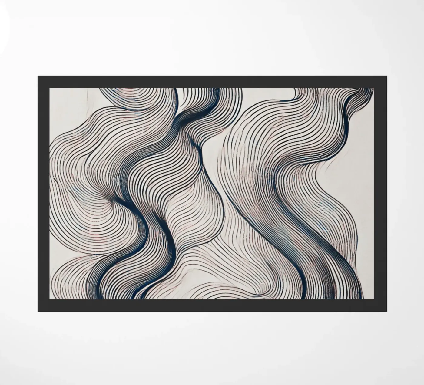 Abstract Waves 4 doormat by WijdevenPrints