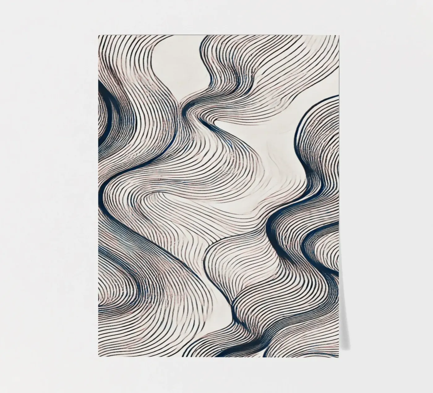 Abstract Waves sticker sheet by WijdevenPrints