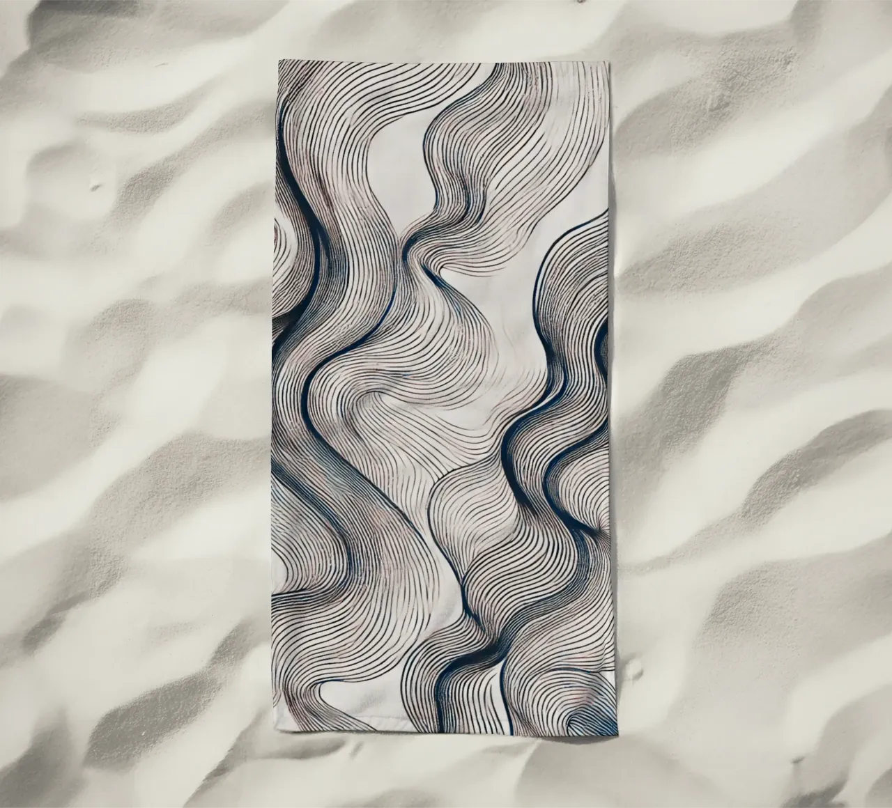 Onde astratte telo mare da WijdevenPrints