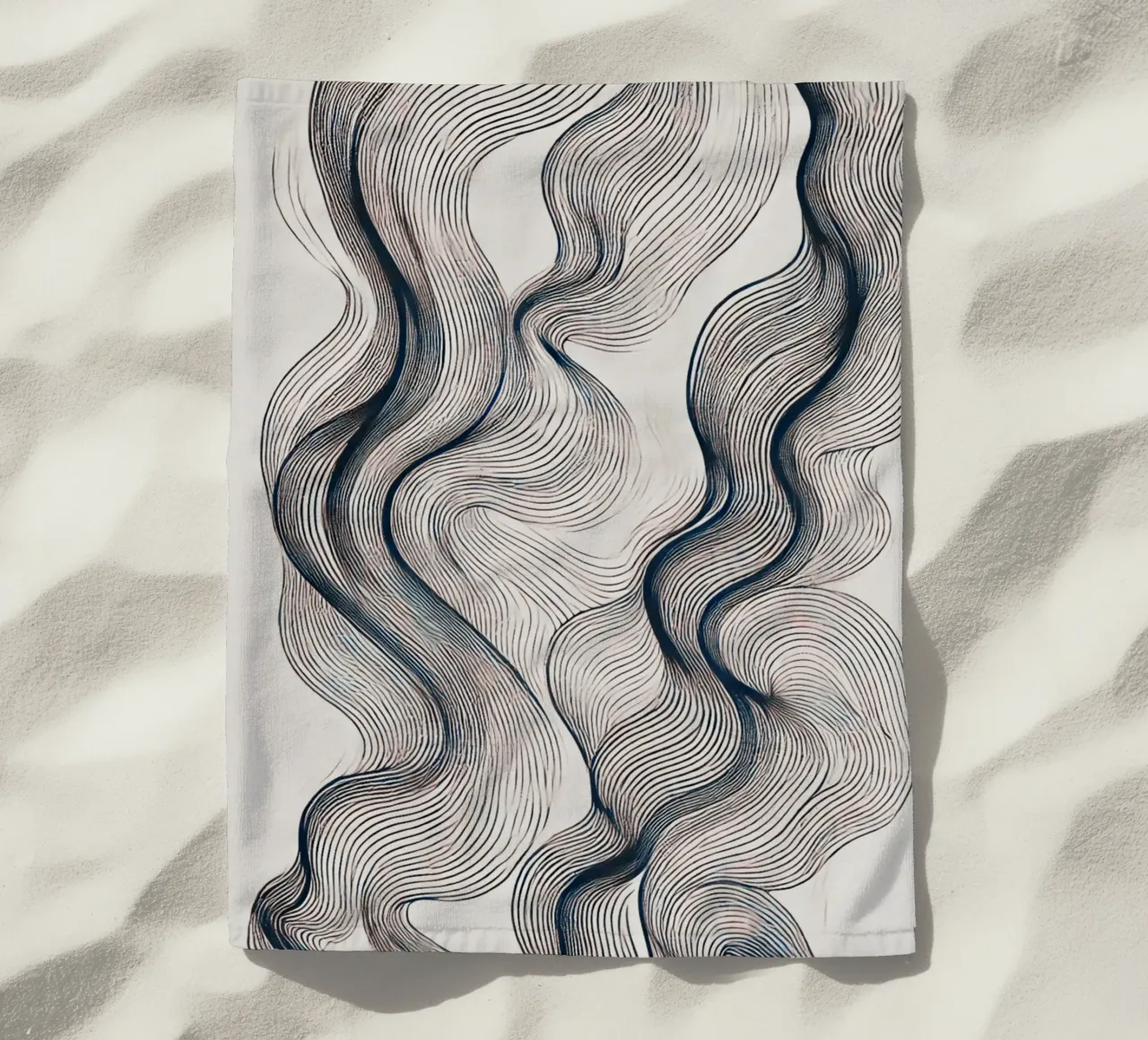 Onde astratte telo mare da WijdevenPrints