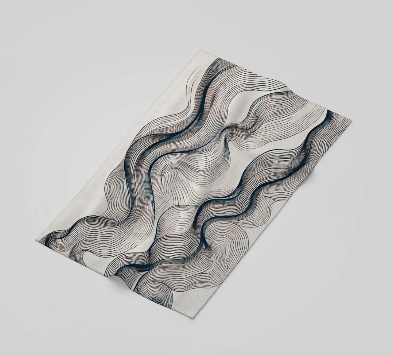 Onde astratte telo mare da WijdevenPrints