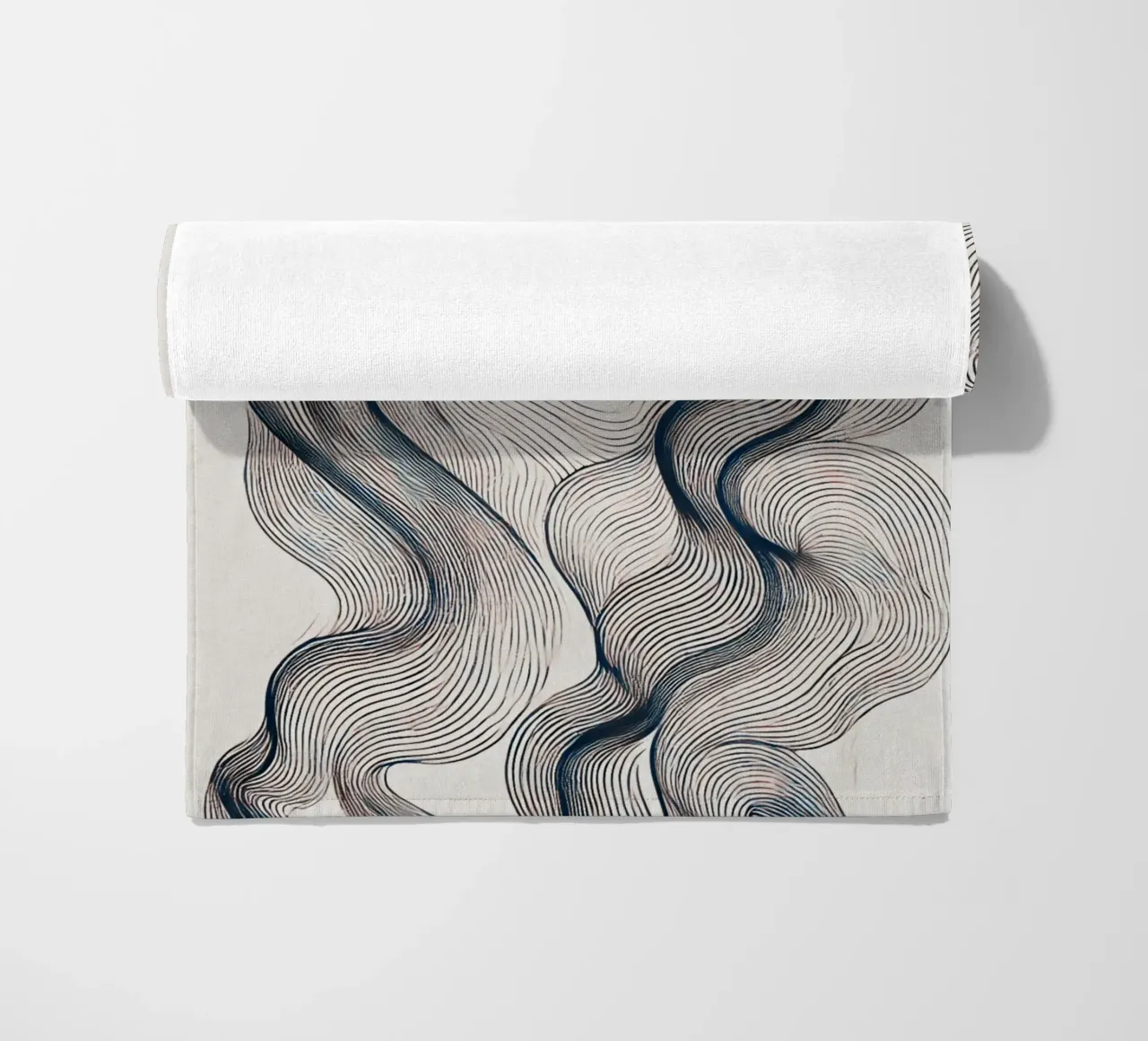 Onde astratte telo mare da WijdevenPrints