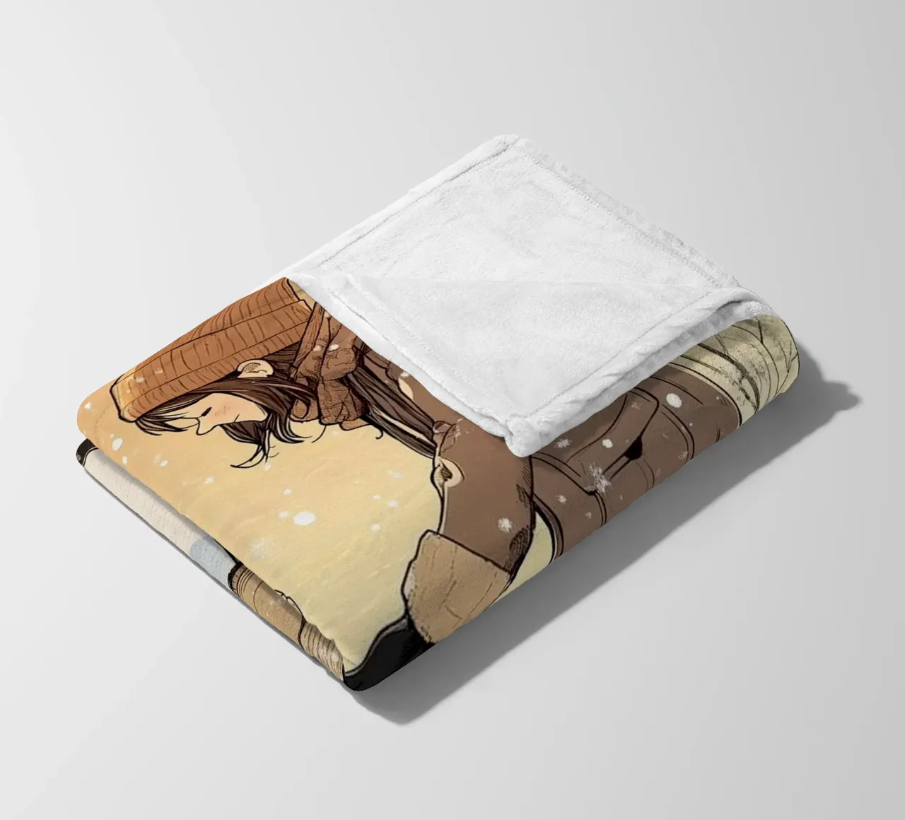 Die Winterbindung Fleecedecke von SternchenStudio