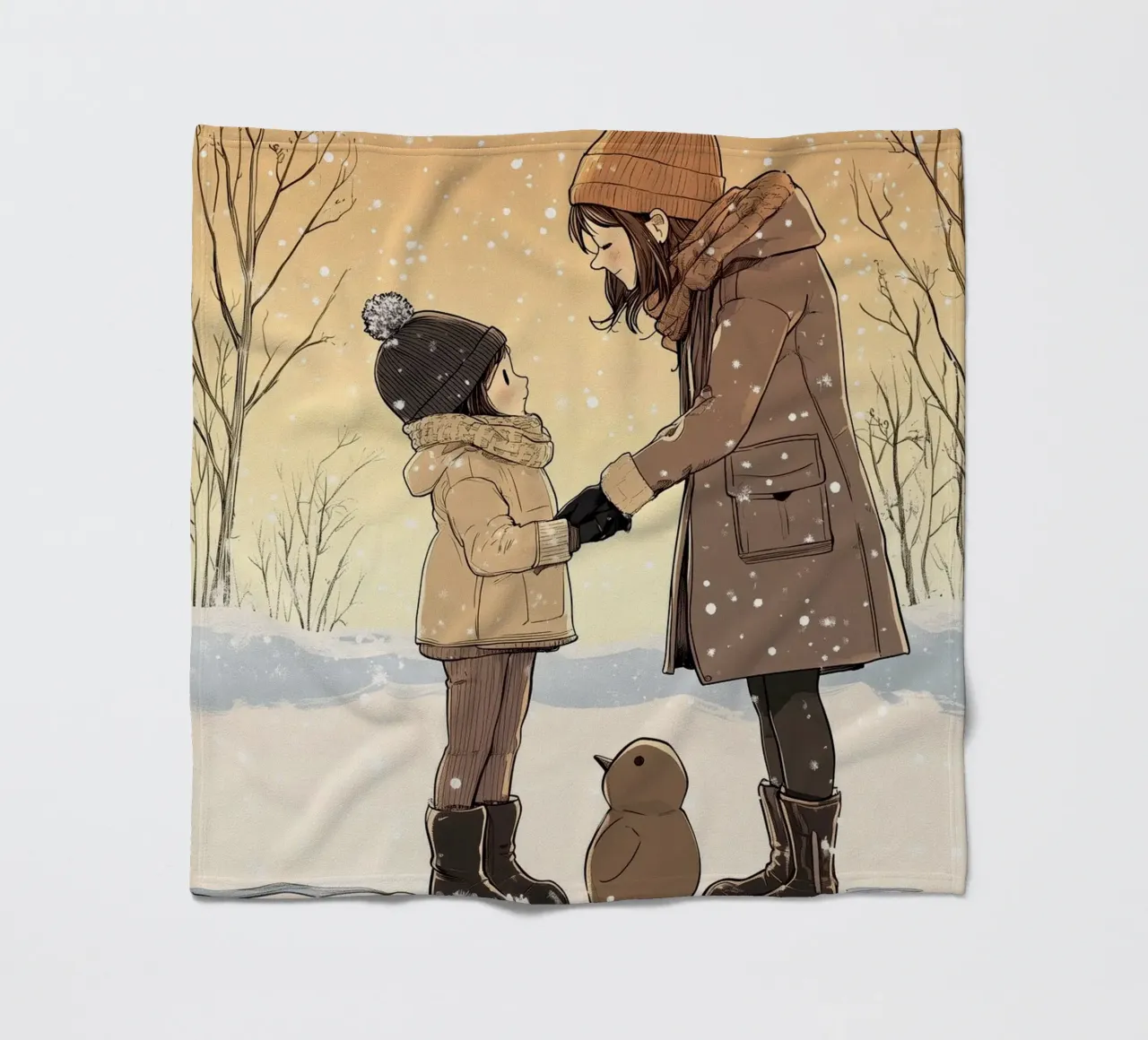 Die Winterbindung Fleecedecke von SternchenStudio