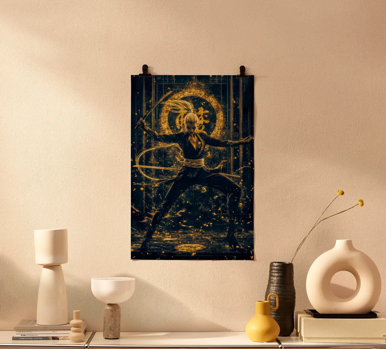 Lama di brace poster da Synthaira