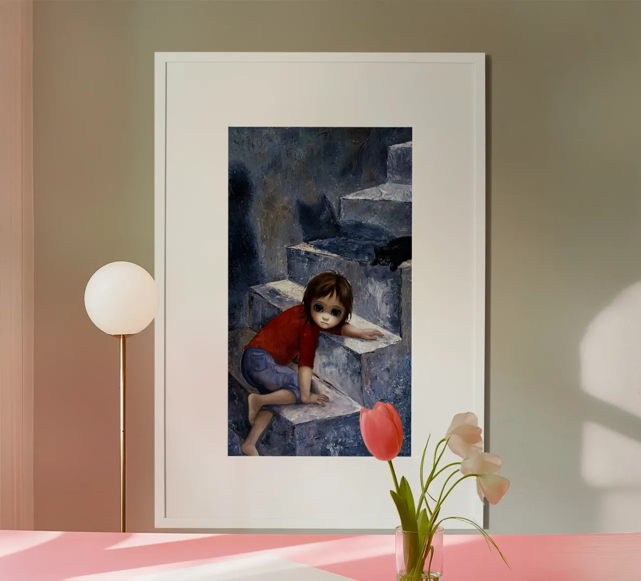 Keane sale le scale poster da Chartompshop