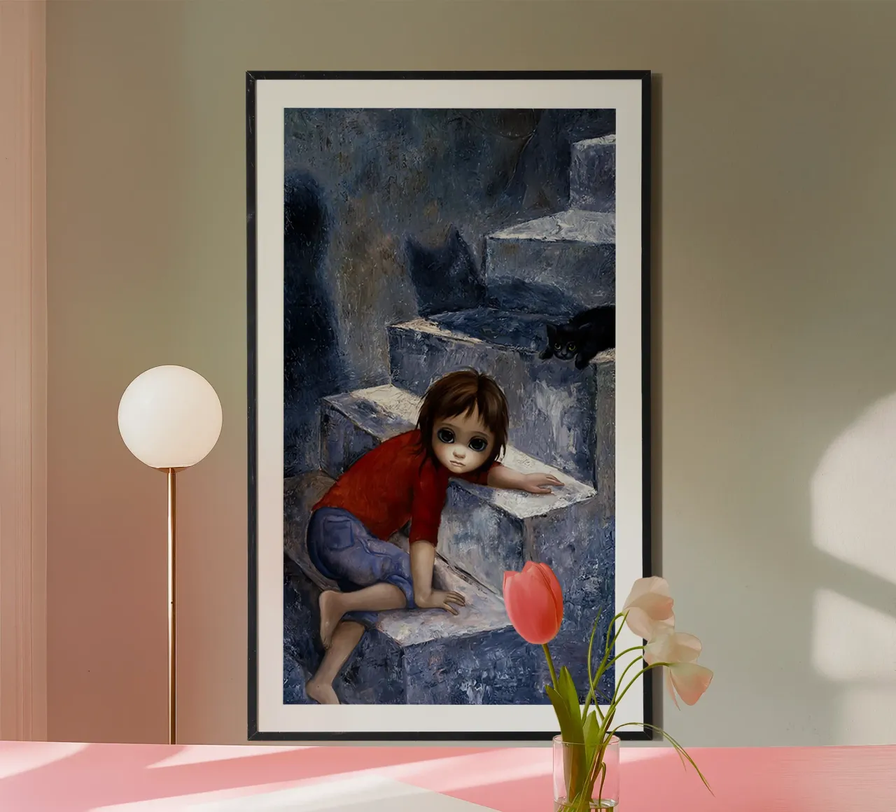 Keane sale le scale poster da Chartompshop