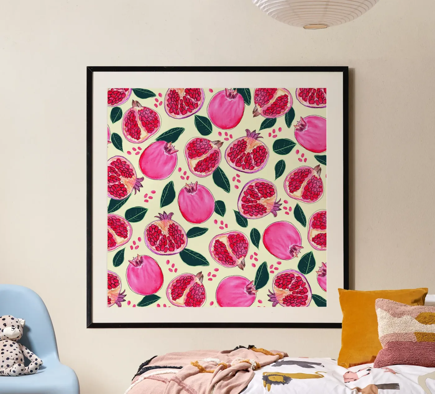 Pomegranate poster van nicigabrieldesigns