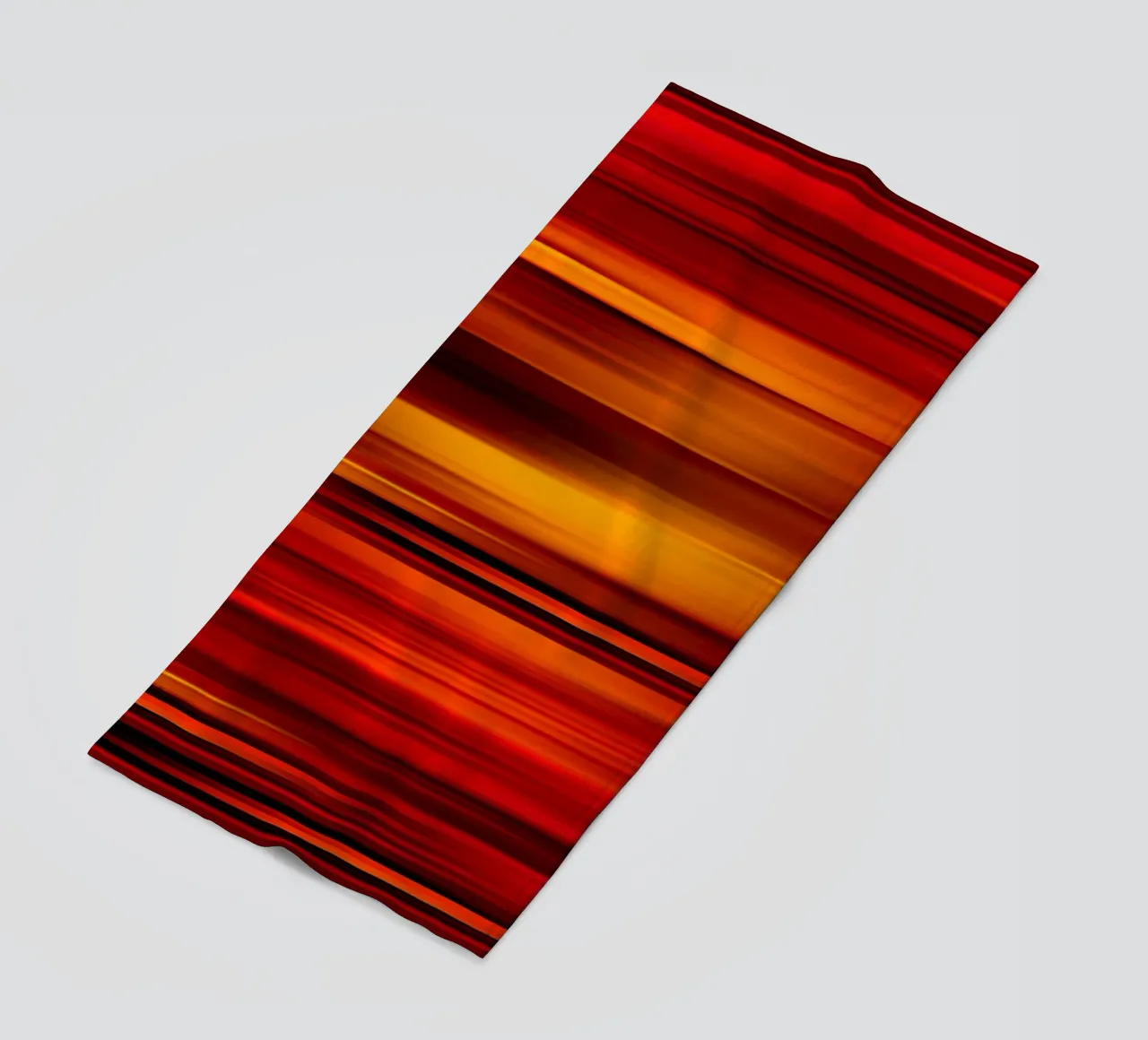 Strisce calde astratte telo mare da Atteloi