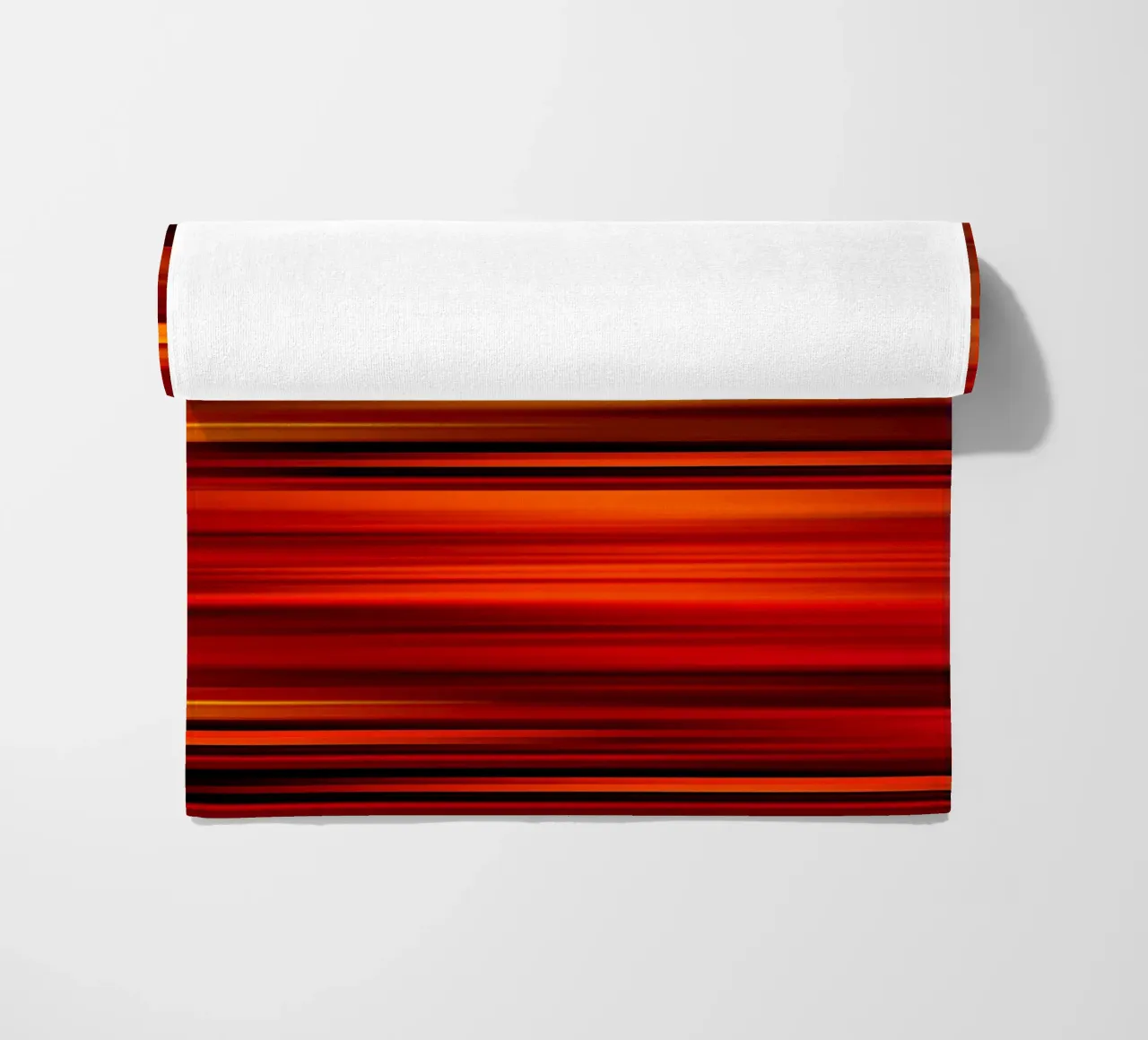 Strisce calde astratte telo mare da Atteloi