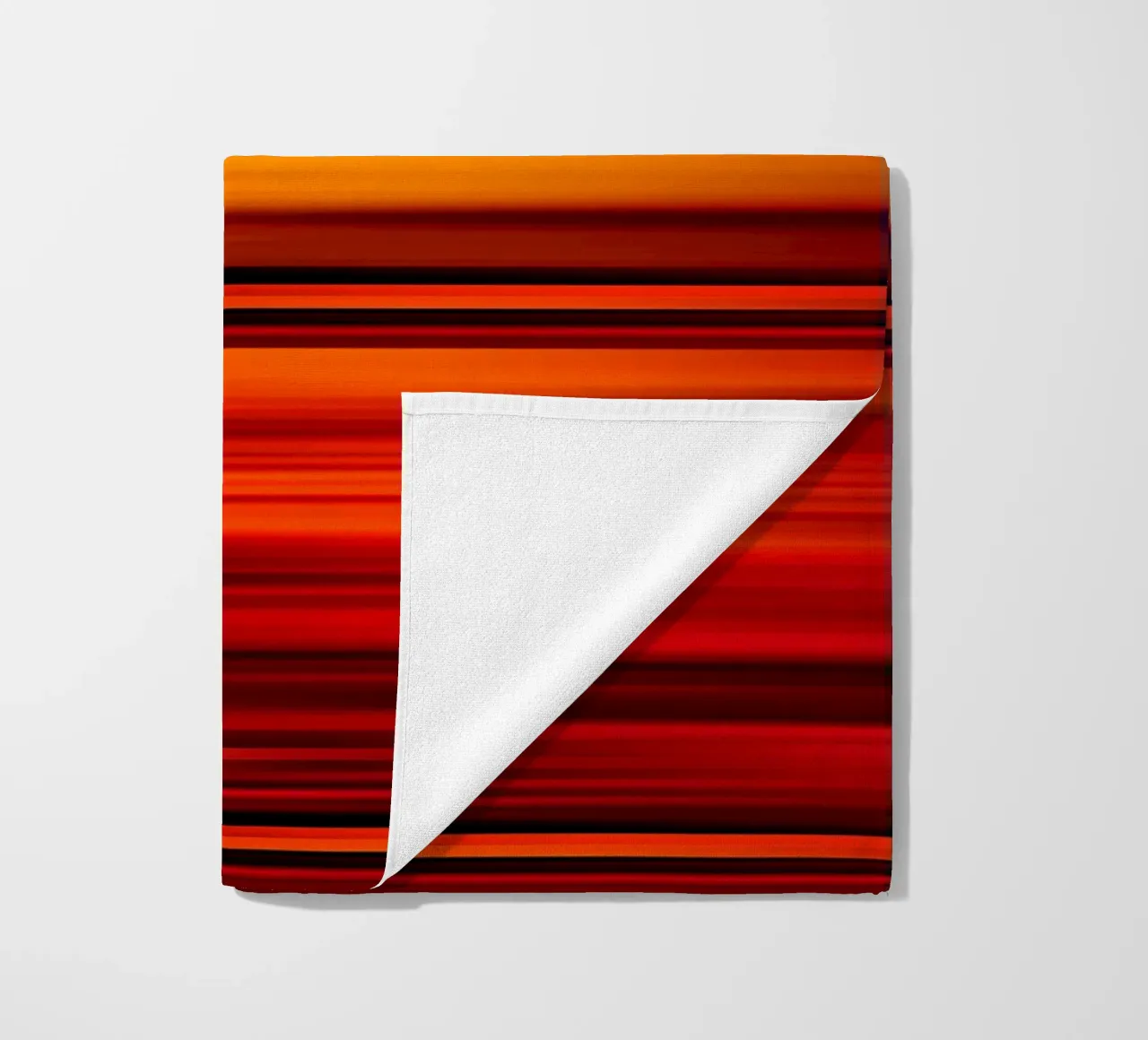 Strisce calde astratte telo mare da Atteloi