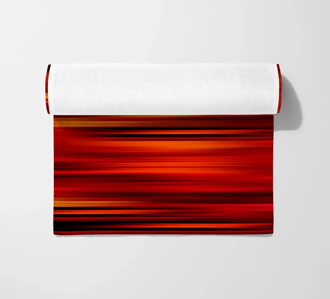 Strisce calde astratte telo mare da Atteloi