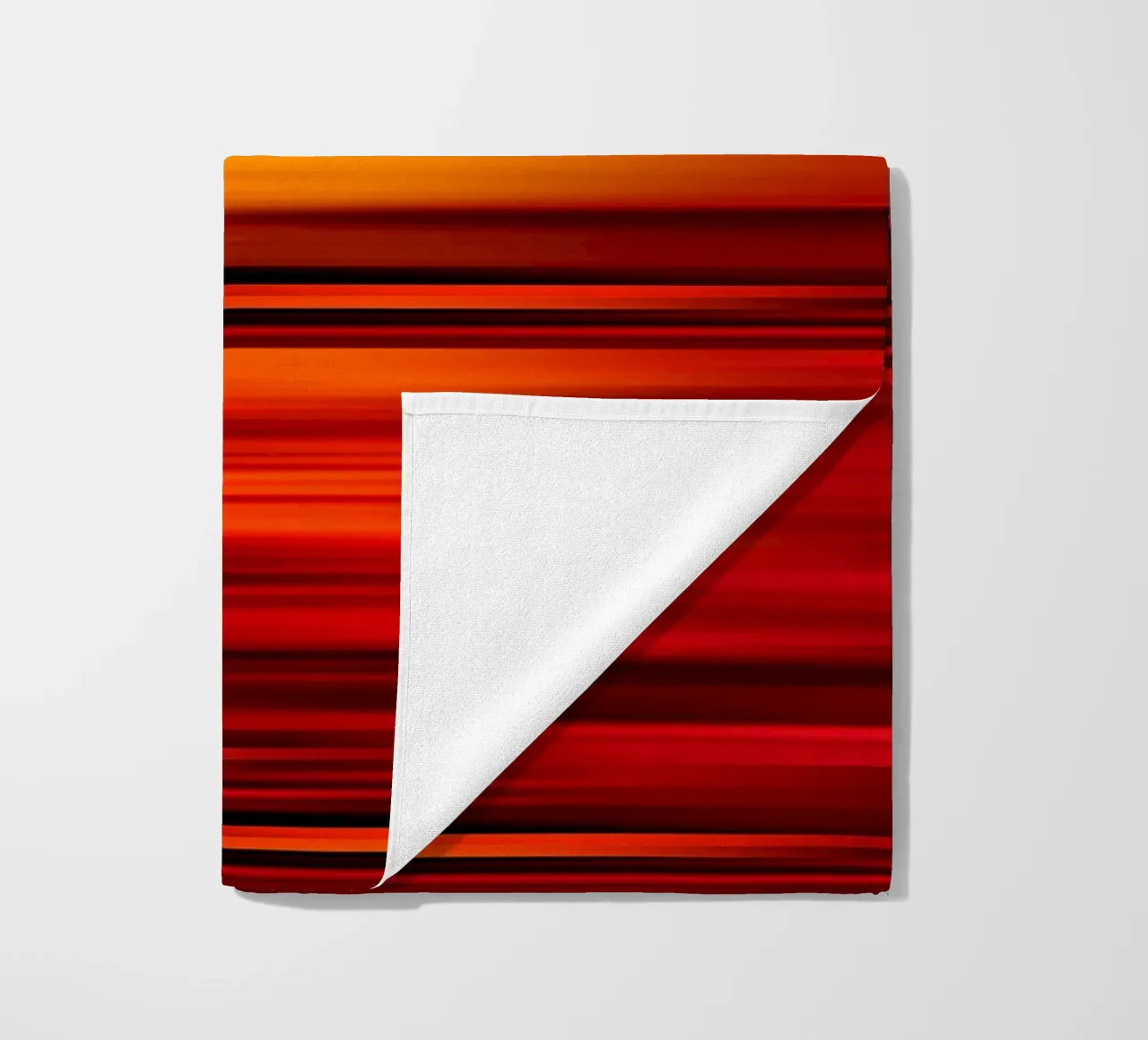 Strisce calde astratte telo mare da Atteloi