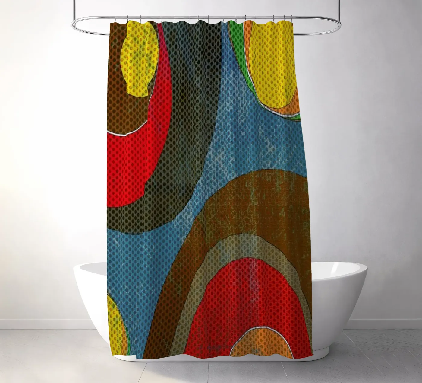 Crowd douchegordijn van Metron