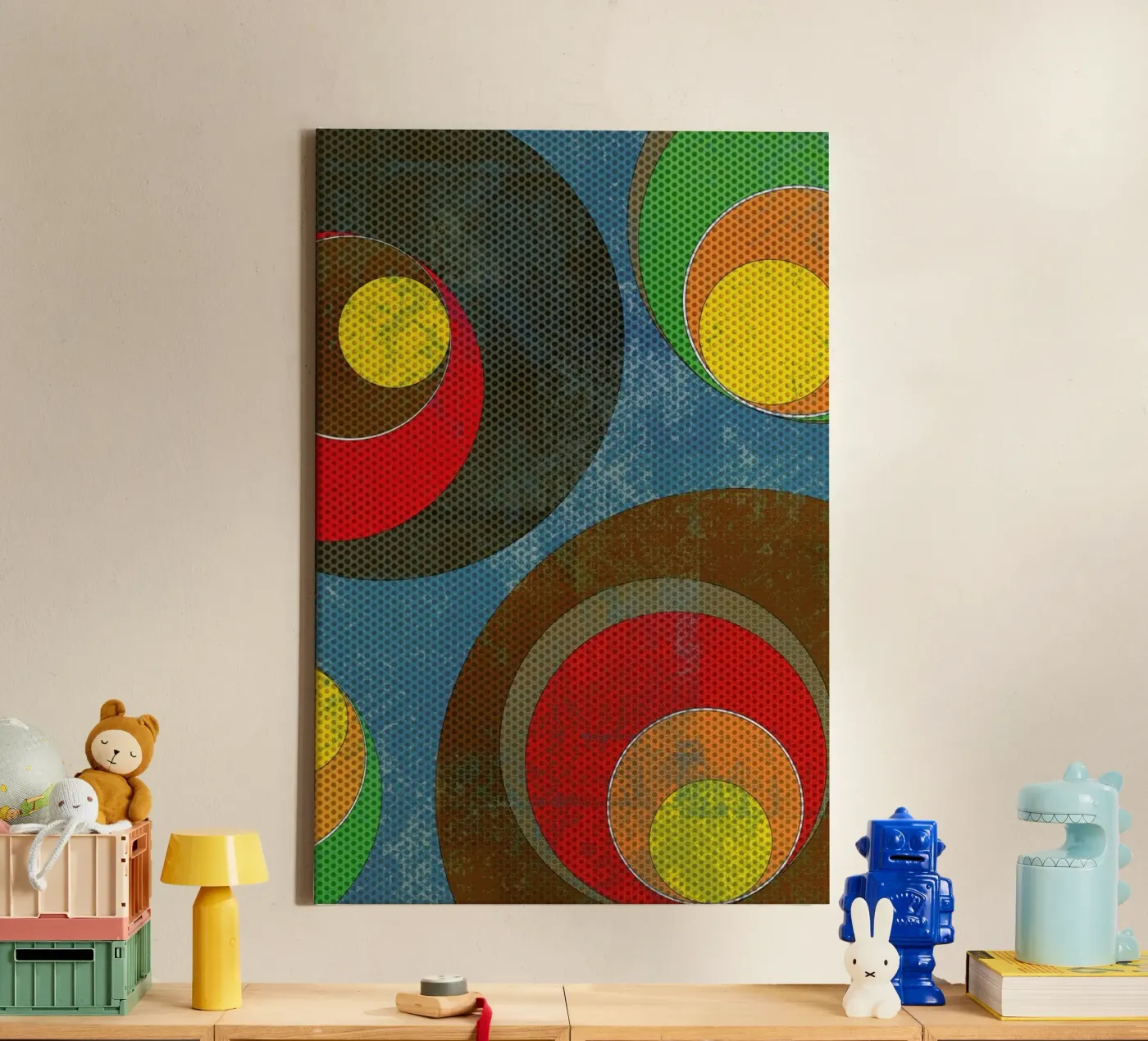 Crowd canvas van Metron