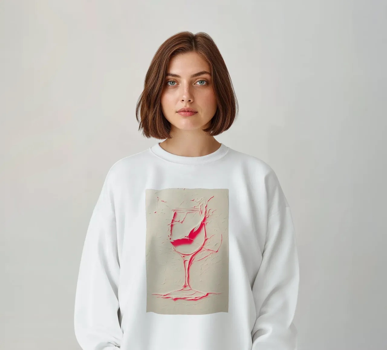 Struttura e colore: design del bicchiere da vino per interni moderni felpa da Studio Mooodz