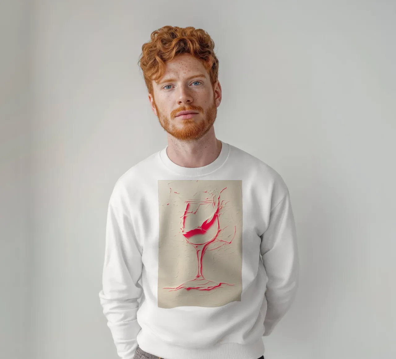 Struttura e colore: design del bicchiere da vino per interni moderni felpa da Studio Mooodz