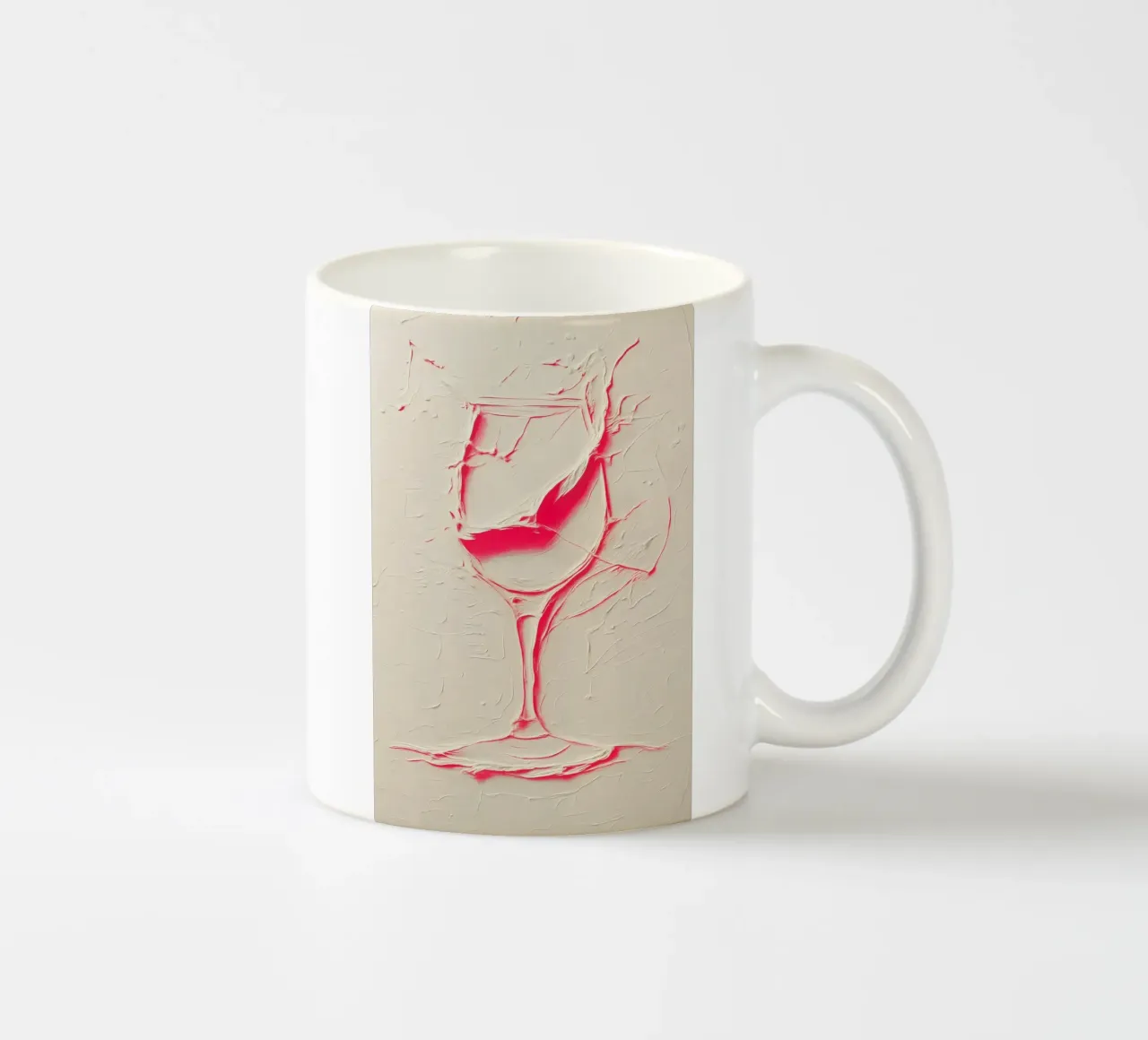 Struttura e colore: design del bicchiere da vino per interni moderni tazza in ceramica da Studio Mooodz