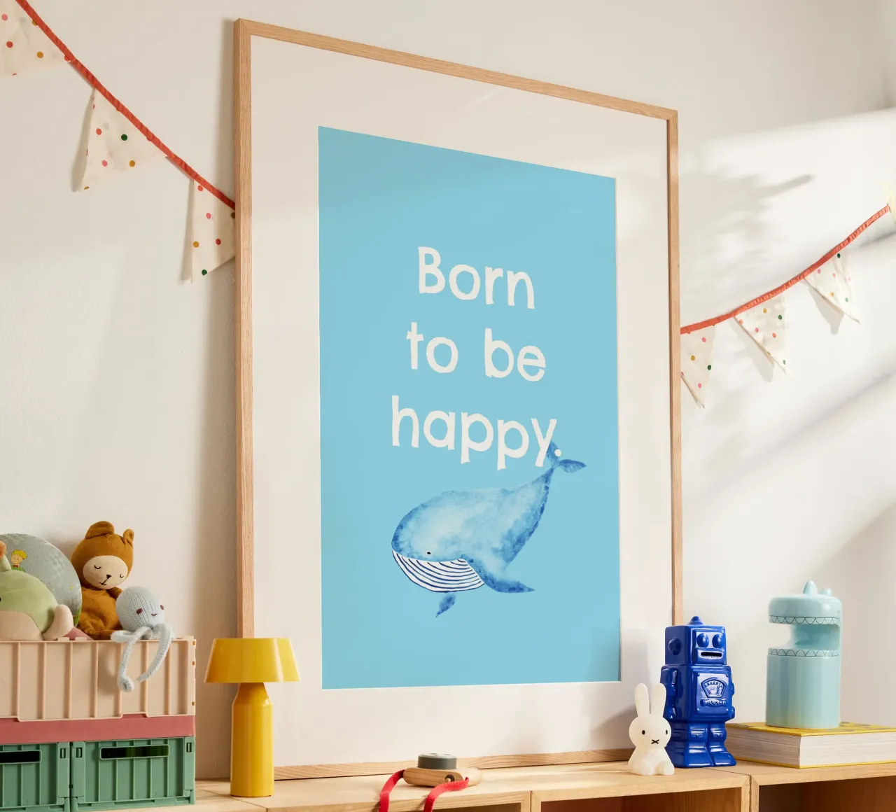 Born to be happy. poster da Fraysein Design