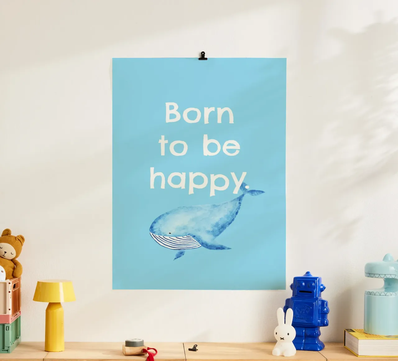 Born to be happy. poster da Fraysein Design
