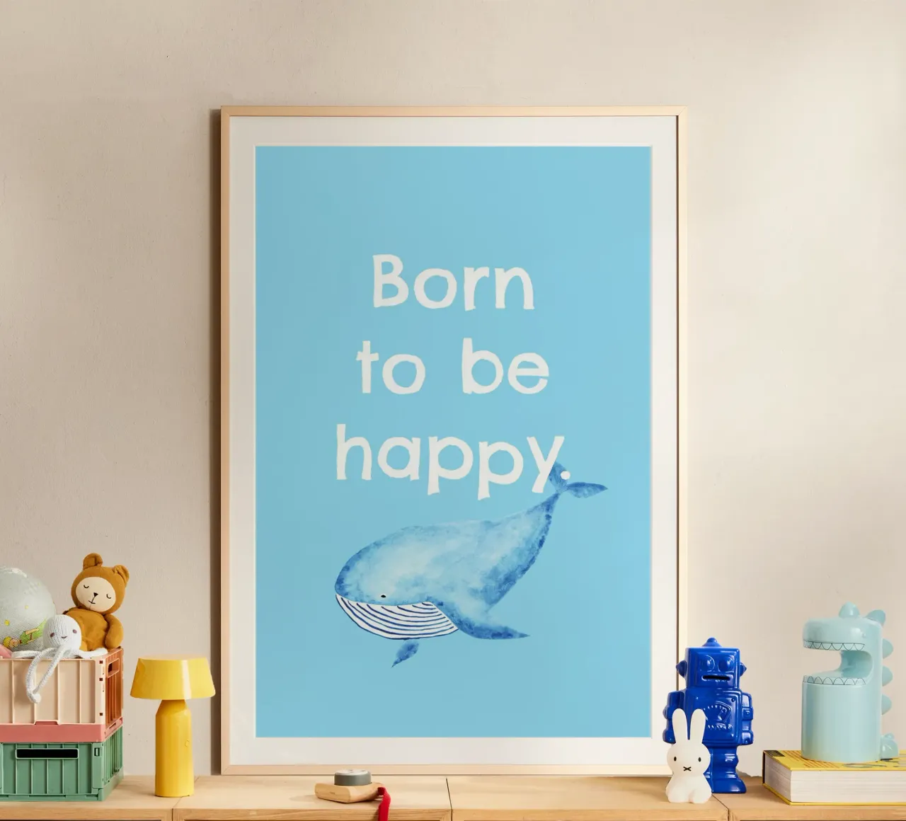 Born to be happy. poster da Fraysein Design