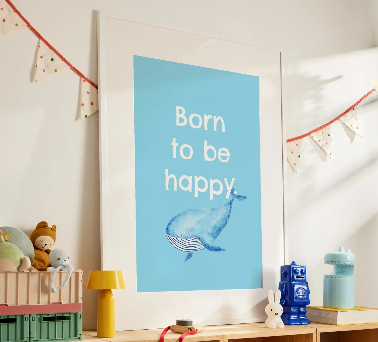 Born to be happy. poster da Fraysein Design