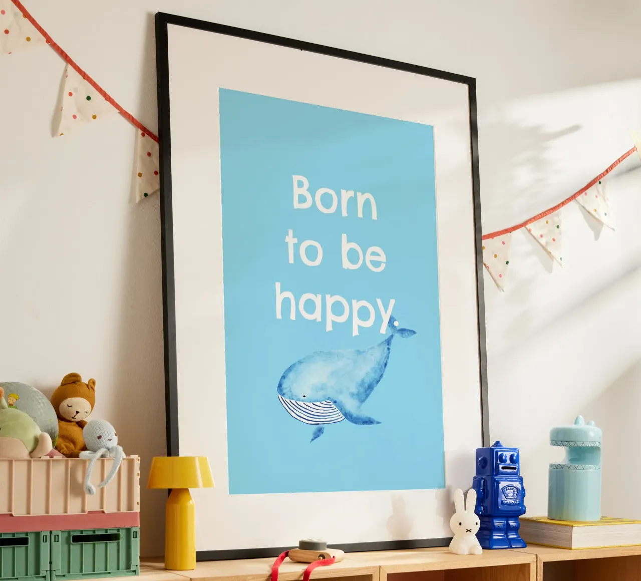 Born to be happy. poster da Fraysein Design