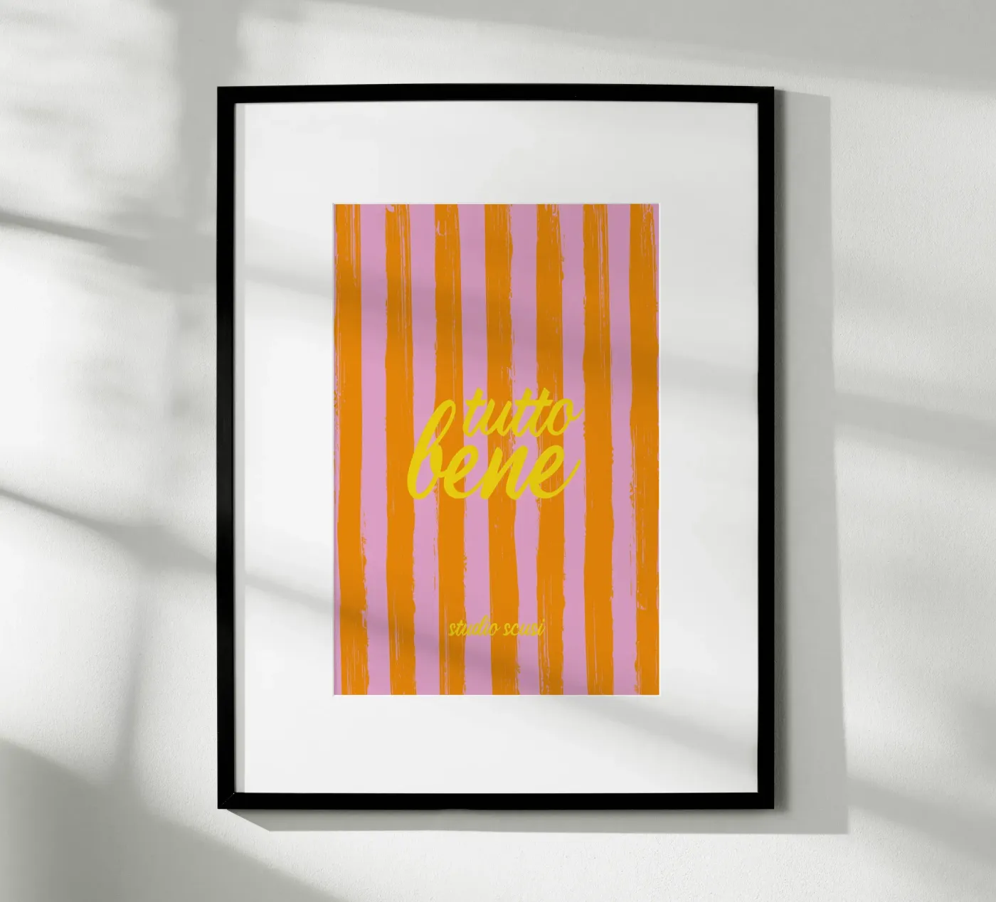 Tutto Bene - Alles gut poster da studio scusi