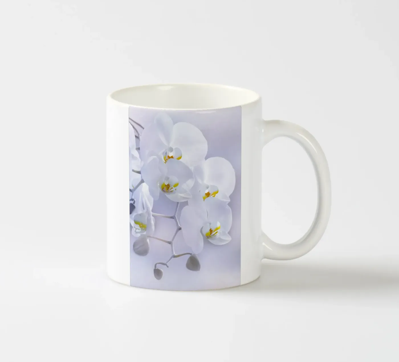 Orchids ceramic mug by Atteloi