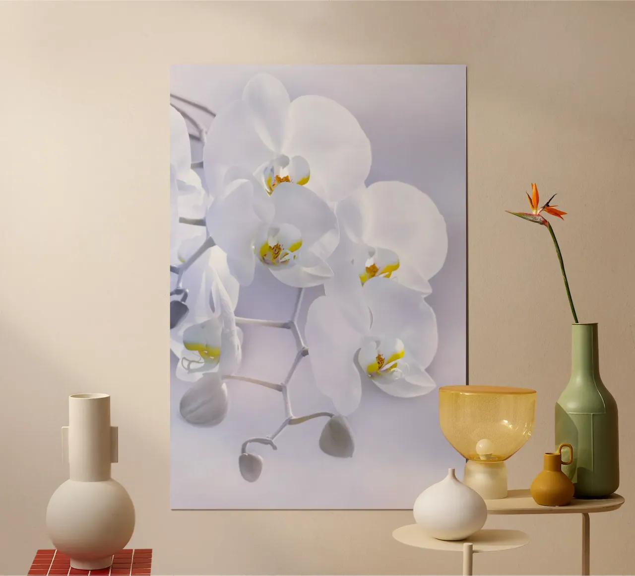 Magnolie poster con telaio in legno da Atteloi