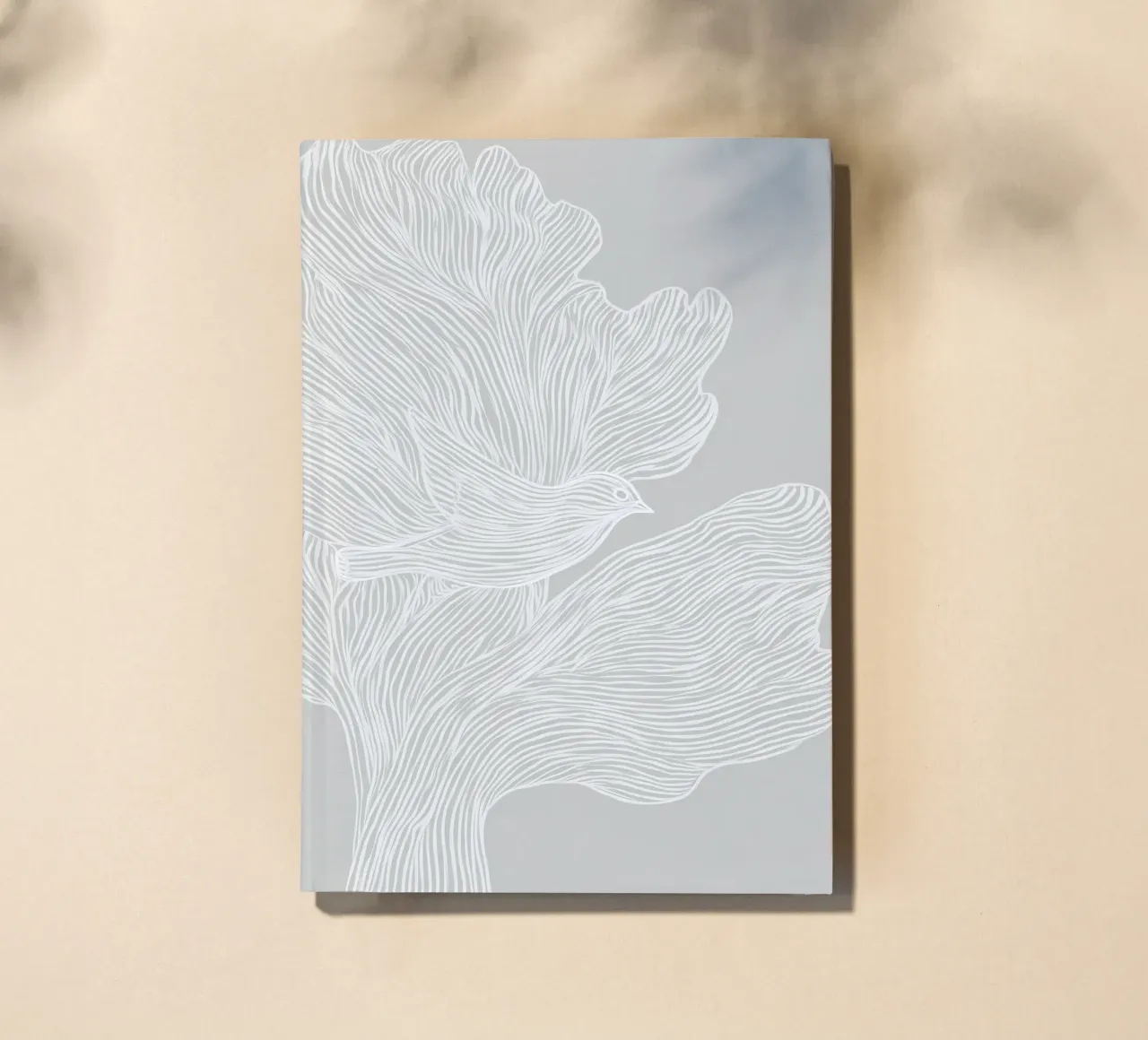 The bird tree | Zen line drawing notebook by Autofocus