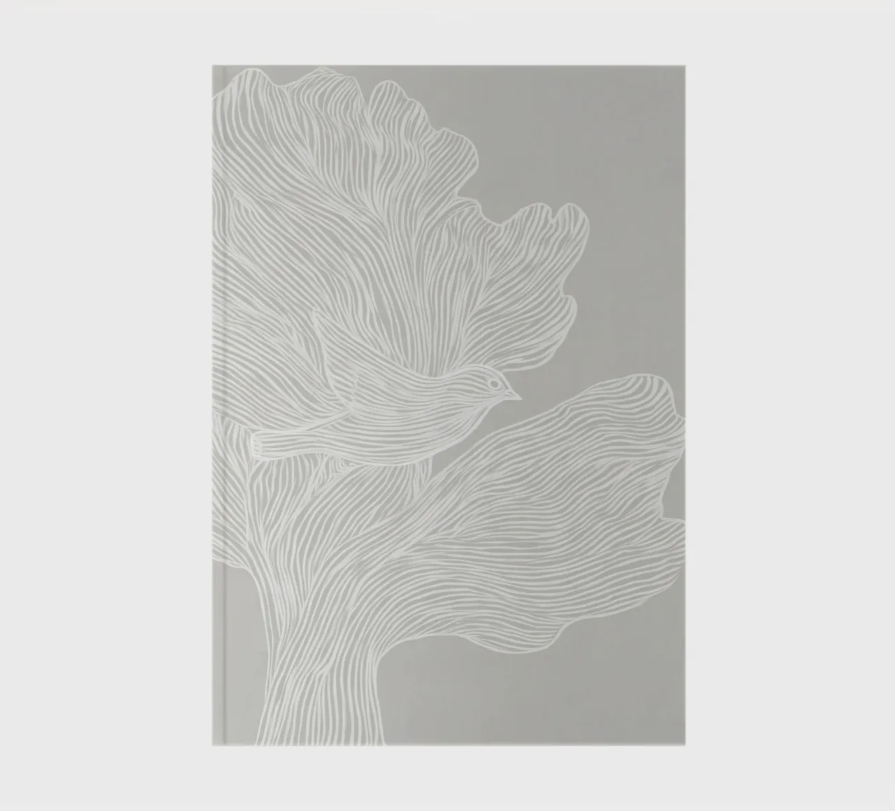 The bird tree | Zen line drawing notebook by Autofocus
