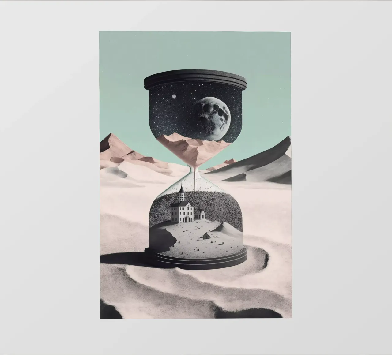 Time Goes By (Hourglass) telo in pvc da treechild